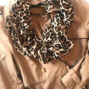 Leopard Print Lightweight Scarf